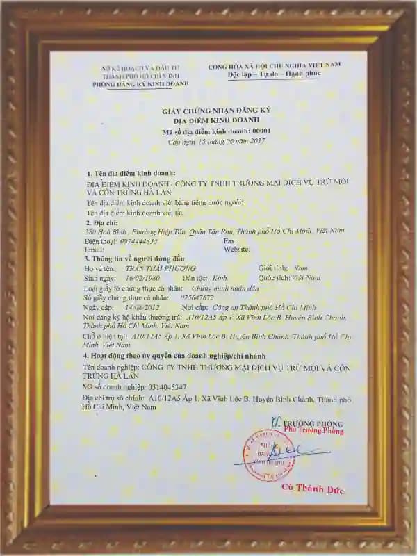 Giấy phép kinh doanh